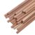 beinkmake 20Pcs Natural Walnut Dowels 0.39 x 11.81 Inch Wood Dowel Rods Unfinished Round Sticks for Carving Woodworking Building Model Macrame Crafts