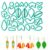 beinkmake 27Pcs Leaf Polymer Clay Cutters Set Flower Clay Earrings Cutters for Adults Polymer Jewelry Cutter with Earrings Accessories DIY Craft Supplies