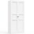 BELALCIN 71″ Metal Storage Cabinet,Pantry Cabinet with 4 Adjustable Shelves for Living Room/Kitchen/Dining Room/Bathroom/Home Office(White)