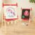 Belleur Wooden Art Easel for Kids 2+, Adjustable Double Sided Easel for Toddlers with Dry-Erase Board & Magnetic Whiteboard & Paper Roll Rod, 28″-40″ Height Learning Toys, Gift for Child – Red