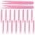 BELLIFFY 20pcs Plastic Craft Tweezers with Pointed and Straight Tips, Lightweight and Stain Resistant Plastic Bead Tweezers for Preschoolers, for Craft Projects and Stringing Beads