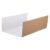 BELLIFFY Presentation Boards Corrugated Paper 24×16 Inch 4pcs White Trifold Foldable Portable Display Poster Boards for School Projects and Business Exhibitions