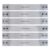 Belnotelt 6-Pack Alphabet Index Cards for Vinyl Record & CD Organizer, Transparent LP Divider Tabs with A-Z Classification for Music Collection Storage(Horizontal LP Cards)