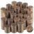 Bemonew 100pcs Pirate Treasure, Realistic Prop Money Pirate Decor, Plastic Accessories, Dark Brown, 1.26 Inch