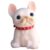 Bemonew Taba Dog Squeeze Toy 3.15×3.74in Cute Cartoon Dog Shape Fidget Stress Relief Toy for Kids and Adults, Beige