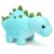 BenBen Dinosaur Stuffed Animal, 13” Dino Plush Toys, Cute Plushies Stuff for Kids, Stegosaurs, Baby Shower, Christmas, Birthday Gifts, Easter Decorations, Blue
