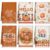 Bencailor 6 Pcs Fall Kitchen Towels Pumpkins Thanksgiving Dish Towels Maple Leaf Tea Reusable Hand Autumn Absorbent Cloth, 15.75” x 23.62”(Orange,Pumpkin)
