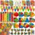BenLouis 192 Pcs Building Block Party Favors Geometric Shapes School Stationery Bulk for Kids Classroom Building Birthday Gift Candy Goodie Bag Fillers Shapes Decor Pinata Prize Activity Supplies