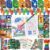 BenLouis 192Pcs Sports Party Favors Football Basketball Soccer Baseball Party Coloring Books Set Bulk for Kids Sports Themed Party Team Gift Goodie Bag Fillers School Classroom games Rewards