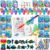 BenLouis 192Pcs Under the Sea Party Favors Ocean Animals Party Coloring Books Set Bulk for Kids Sea Fish Birthday Mermaid Party Goodie Bag Fillers School Classroom Gift Rewards Activity Supplies