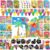 BenLouis 96Pcs Hawaiian Luau Party Favors Aloha Summer Tiki Theme Coloring Books Crayons Sticker Set Bulk for Kids Beach Pool Birthday Goodie Bag Stuffer Classroom Gifts Rewards Craft Pinata Fillers