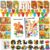BenLouis Fall Party Favors for Kids Thanksgiving Day Classroom Gifts Prize Coloring Books Set Bulk for Students Kids Autumn Pumpkin Harvest Pinata Filler Goodie Bag Stuffers Craft（12Set Fall）