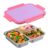 Bentgo Stainless Steel Lunch Box – Leak-Proof, 3 Compartments, 4.3-Cup Capacity, Ideal for Kids 3+, Teens & Adults, Durable, Reusable (Lilac)