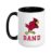 Benton High School Cardinals Band Ceramic Mug, Black/White, 15oz