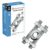 BePuzzled |U&U Hanayama Metal Brainteaser Puzzle Mensa Rated Level 4, for Ages 12 and Up