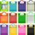 Berlune 12 Pcs Book Pouches Bulk 12.6 x 9.8 x 1.8 Inches Clear Pocket Bags Reading Bags Book Pouches Colorful Reading Protector Supplies for Back to School Gifts