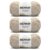 Bernat Felted Buff Fleck Yarn – 3 Pack of 9.2oz/260g – Blended Fiber – #6 Super Bulky – 249 Yards – Knitting, Crocheting & Crafts