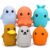 BerrySquishy Silicone Bath Toys, Baby Bath Toys for Toddlers 1-3, Pack of 6