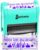 Bertiveny Teal Please Sign and Return Stamps with Purple Ink Self-Inking Turquoise Teacher Stamps for School Grading Parent Signature Stamps for Classroom Supplies