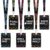 BESARME 6 Sets Hall Passes for Classrooms Colorful PVC School Pass Set – Lanyard Design with Clear Text for Hall, Nurse, Office, Library, Boys and Girls Teacher Supplies