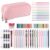BESARME Pen Set with Case Gel Pens Highlighters Mechanical Pencils Refills Erasers Back to School Supplies for College Note Taking Writing Drawing Travel