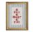 Be Silly Be Honest Be Kind Wall Art, Kids Room Positive Wall Decor Painting Striped Quote Sign Canvas Print Picture for Bedroom Nursery Playroom Classroom 12×16 Inch Gold Framed