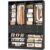 Besiost Closet System, 55.5″/4.6 FT Closet Organizer System with Drawers and Shelves, Walk-in Closets Systems for Small Closets, Free Standing Reach in Closet Tower, Load 1200+LBS, Black 2 Pack