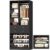 Besiost Small Closet System, 28″/2.3 FT Wood Closet Organizer System with Drawers and Shelves, Walk-in Closet Systems for Small Closets, Free Standing Reach in Closets Tower, Black