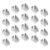 BESPORTBLE 30pcs Adjustable Cabinet Shelves Holder Brackets Heavy Duty Iron Shelf Support Bracket Clips with Polished Edges Sturdy Support Preventing Slipping Filing Cabinets Office
