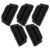 BESPORTBLE 6pcs Bristleless Grill Brush Set with Stainless Steel Scraper, Nonmetal BBQ Cleaning Brush for Charcoal Grills and Racks, Sturdy Pp Sponge Material, for Outdoor BBQ and Balcony