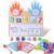 BESTAMTOY Montessori Math Board Toy – Double-Sided Finger Counting & Number Tracing Board Number Blocks, Wooden Math Manipulatives for Kids Ages 3-6, Preschool Classroom Homeschool Educational Games