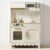 Best Choice Products Toddler Kitchen Playset, Wooden Cottage Kids Play Kitchen with 5 Accessories, Toy Storage, Scalloped Edge, and Pretend Play Microwave, Oven, Clicking Knobs – Cream
