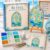 Be Still Christian Sea Glass Sun Catcher DIY Kit, Cross Sea Glass Art,Bible Study DIY Craft, Christian Gift for Women
