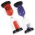 BESTOYARD 2pcs 10-Minute Classic-Shaped Hourglass Bathing Timer with Plastic Frame and Sand, Easy to Operate Decorative Desk Timer for Yoga Classroom and Playtime