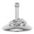 BESTOYARD Stainless Steel Rings Interactive Training Parrot for Cockatiel