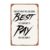 Best Pay Inspirational Vintage Metal Sign Wall Decor 8×12 Inch