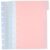 BESTYASH 5pcs X8.5 Inch Binder Tabs Dividers with 5 Colored Pp Pages for Browsing and Flagging Household Files and Office Organization