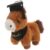 BESTYASH Graduation Horse Plush Toy, Cute Soft Stuffed Animal Doll with Graduation Hat, Mini Plush Animal Adorable Grad Keepsake for School Party Celebration