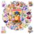 BETANAS 100 pcs Cute Rodent Animal Stickers Kawaii, Bunny Hamster Mouse