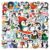 BETANAS 100 PCS Penguin Stickers Cute Chibi Funny Animal for Teens Adults