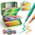Betem Acrylic Paint Markers 72 Colors with Case Brush Tip for Rock
