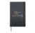 Be the Reason Someone Smiles Today Rainbow Flowers LGBT Ally Hardcover Journal, Black