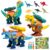BETLYS Dinosaur Toys for 3, 4, 5, 6, 7 Year Old Boys, Take Apart Dinosaur Toys for Kids, STEM Educational Construction Building Toy, Ideal Birthday Christmas Easter Gifts