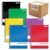 Better Office Products Spiral Notebooks 1-Subject, 24 Pack, Wide Rule, 70 Sheet, 8 x 10.5 inches, 6 Assorted Primary Colors, 24 Pack
