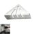 Beveled Flange Layout Square for Metalworking, Marking Tool with Scale Lines for Pipe, Tube and Flat Stock Layout Flat Stock Pencil Guide