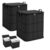 Beverly Goods Storage, Zippered Fabric Moving Bags with Reinforced Handles, Heavy Duty Closet Organizers for Bedding, Quilts, Clothes and Sweaters，2：180L