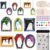 BeYumi Halloween Wood Ghost Craft – 24Pcs DIY Magnet Frames Ornaments Kids