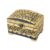 Bffcnl Jewelry Box with Hinged Lid Decorative Wooden Jewelry Box Antique-Influenced for Tabletop, Blue