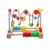 Bffcnl Threepath Bead Fine Motor Skills Wooden Sensory Development Wooden Activity Toy for Young Children, Playroom, Fruit Bead Maze