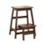 Bffcnl Wooden Step Stool Solid Wood Ladder Stool Stable Step Ladder for Adults, Seniors, Kitchen, Pantry, Home Library, Walnut